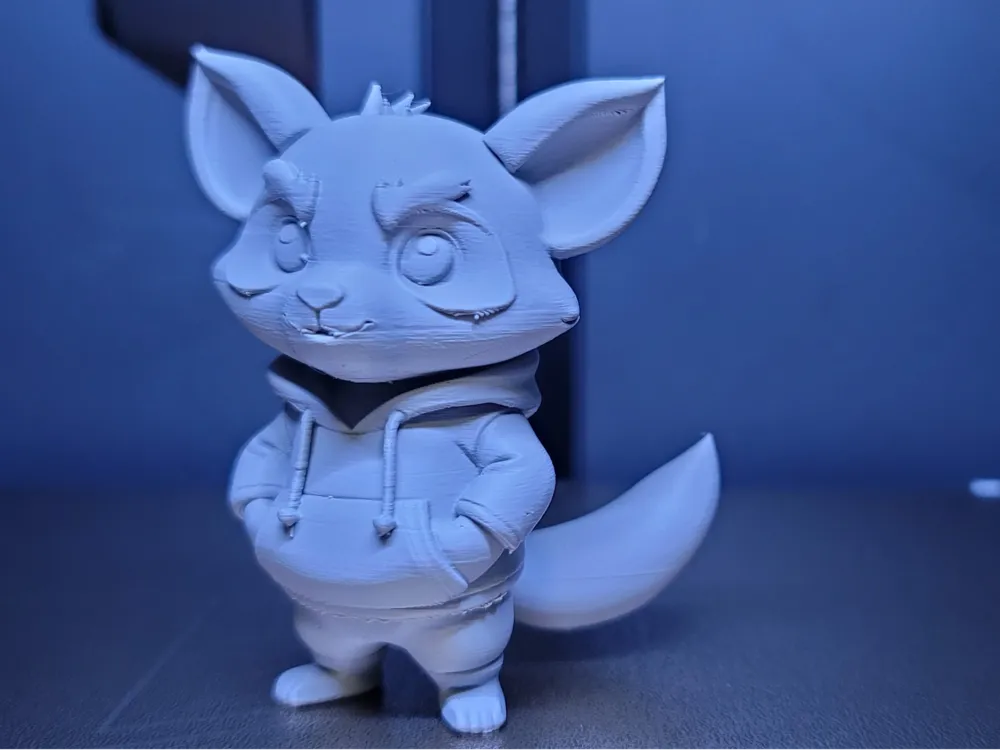 Printmon Jax the Fox - PrintMon Figure - Free 3D Print Model - MakerWorld