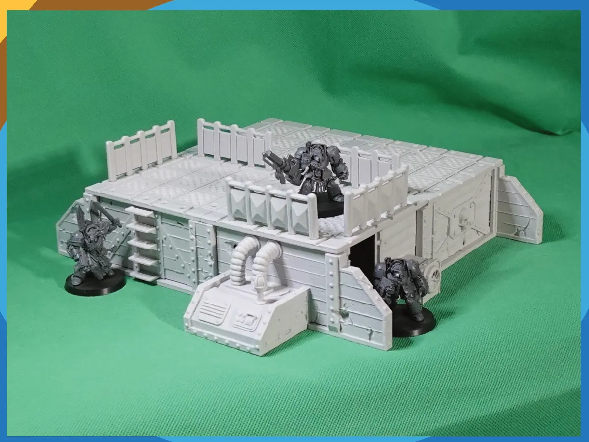 Imperial Firebase, Modular Building, Set A view 3