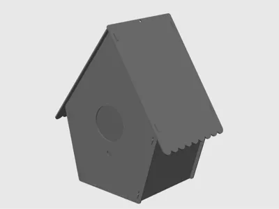 BIRD HOUSE, CLICK TOGETHER.