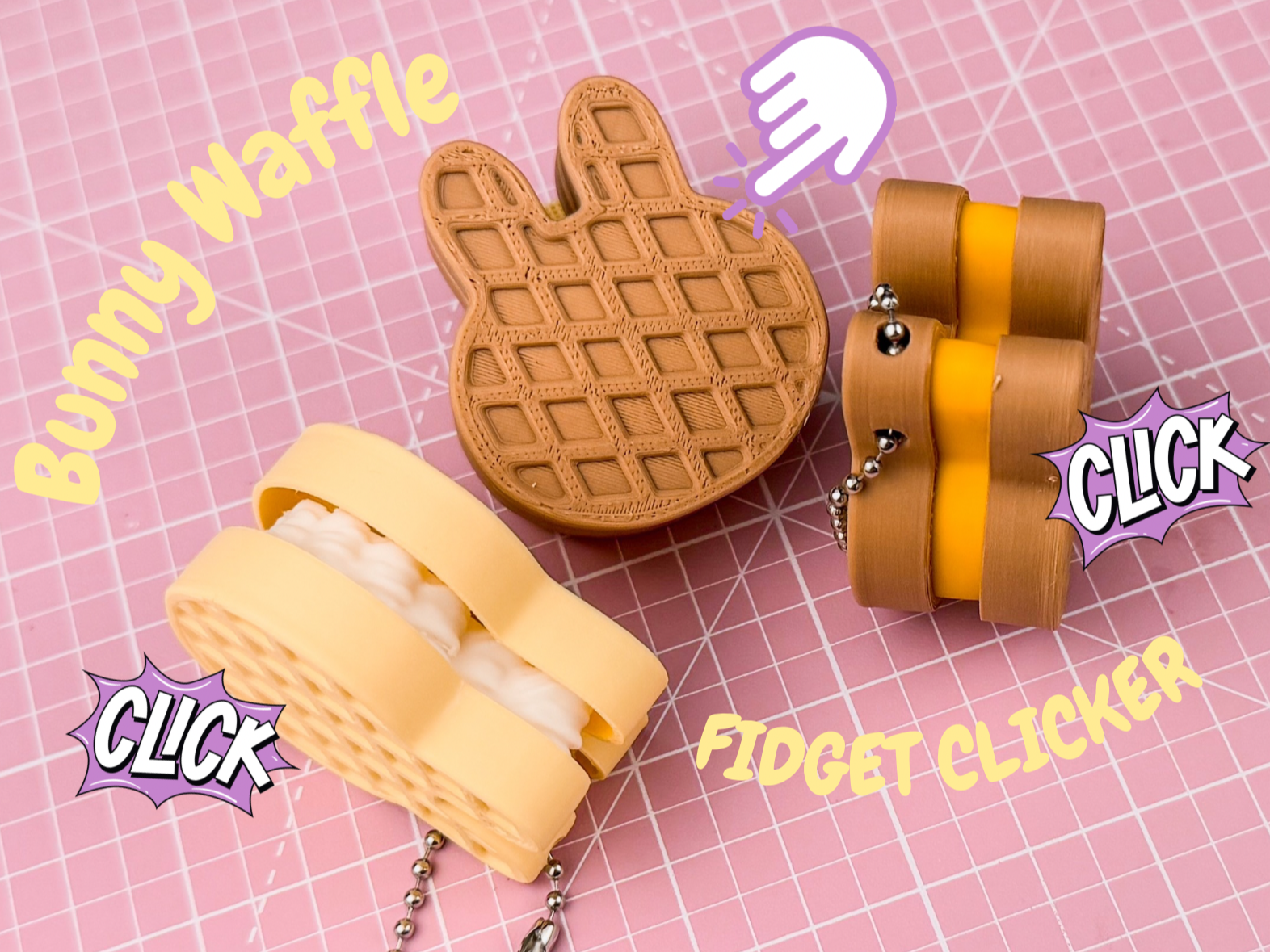 Bunny Waffles Fidget Clicker