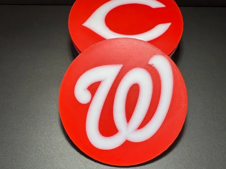 Washington Nationals Logo Coaster