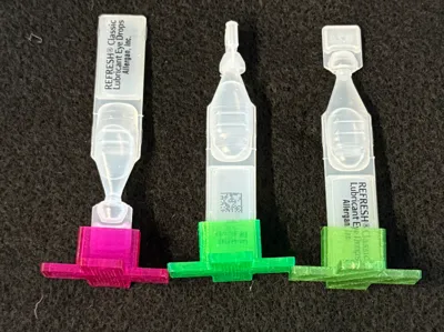 Disposable Eyedrop Vial Holder Stand