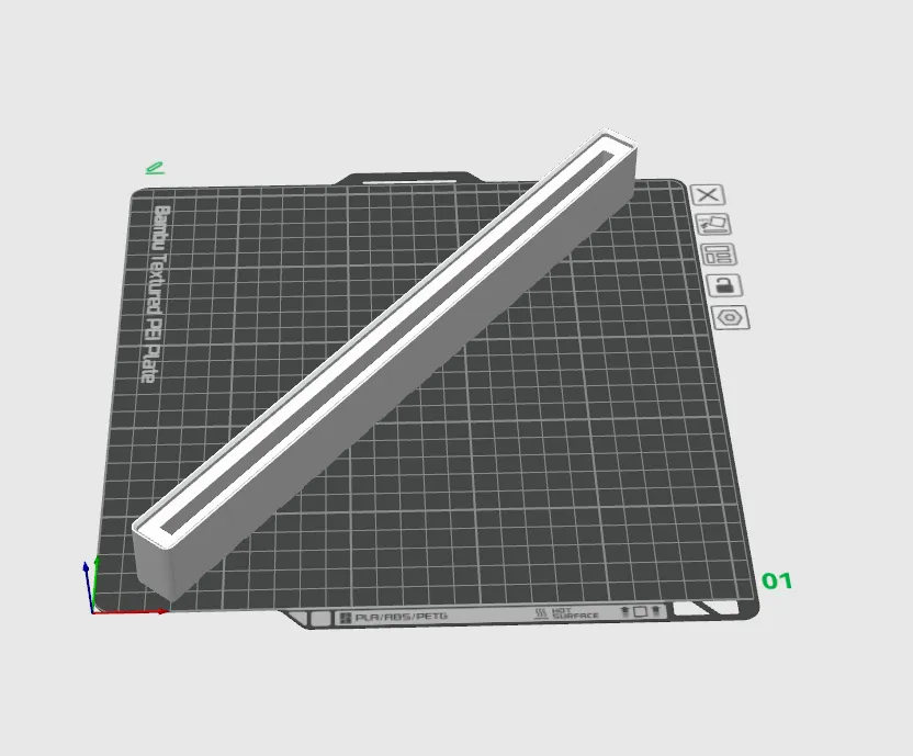 Slim Gridfintiy ruler bin - Free 3D Print Model - MakerWorld