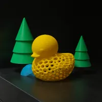 Canard motif voronoï — photo 1
