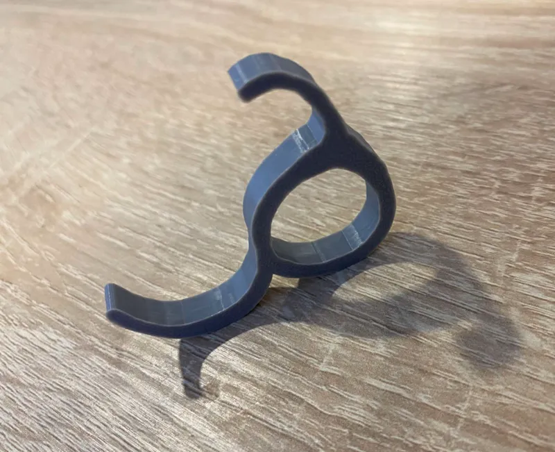 Pinky ring phone holder
