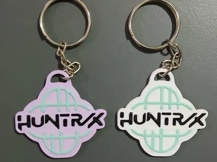 K pop demon hunter Huntrix Keychain by Alex Mercer MakerWorld: Download ...