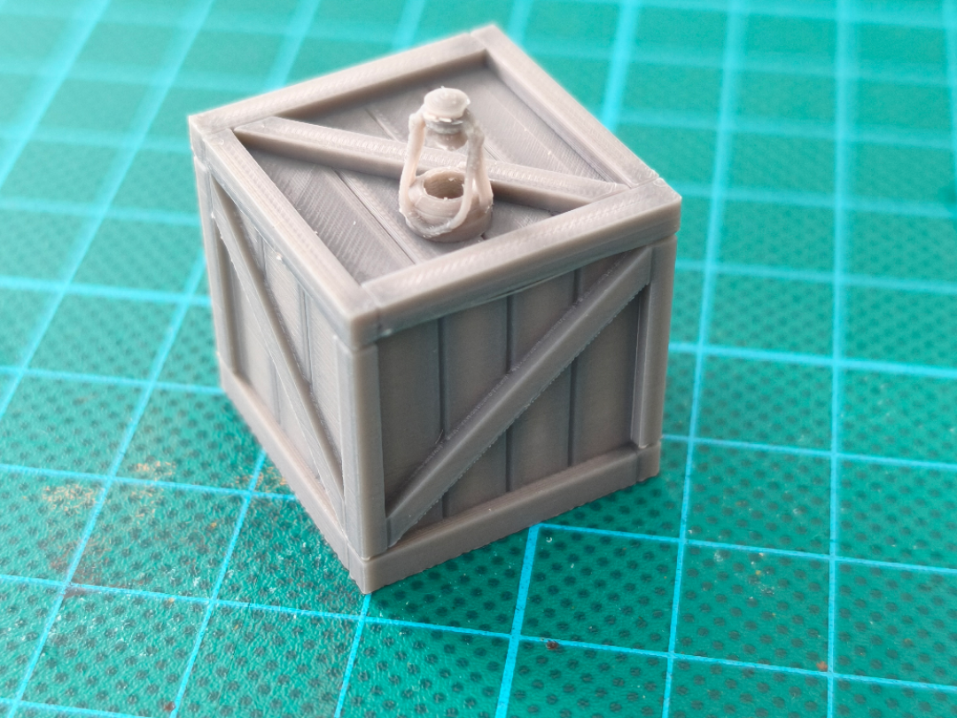 LED Crate with Battery Slot (No-Solder)