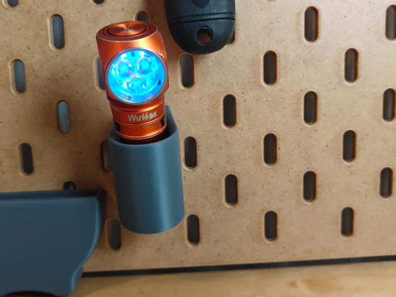 Skadis Flashlight holder for Wurkkos TS10 HD10 