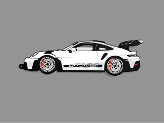 porshe 911 gt3 rs keychain