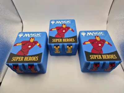 Super Heroes Magic double sleeve Deck Box