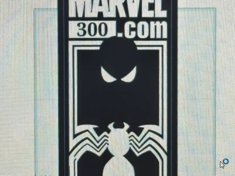 symbiote Spiderman Marvel Corner Comic decoration 