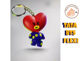 TATA BTS FLEXI KEYCHAIN