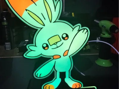 scorbunny led light box 