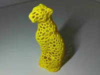 Guépard assis, style Voronoi — photo 2