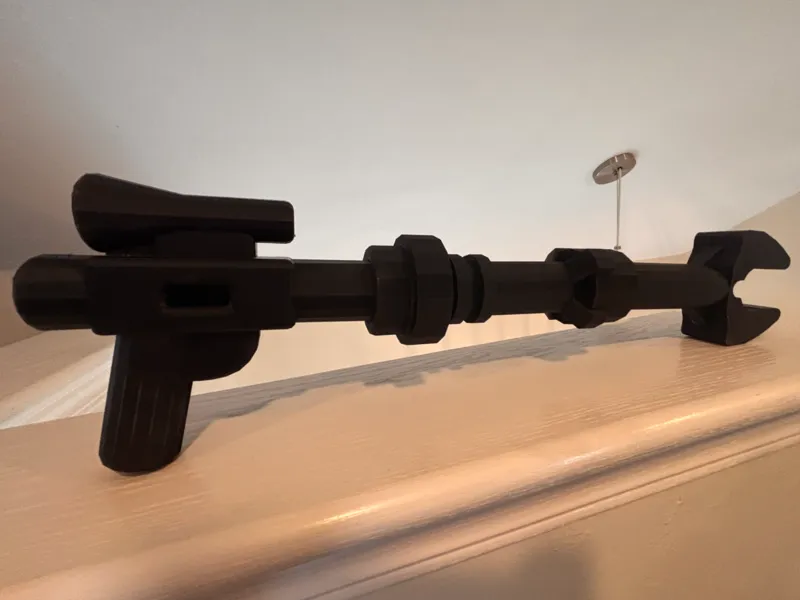 Brick Mandolorian Sniper Blaster (3 Peices)