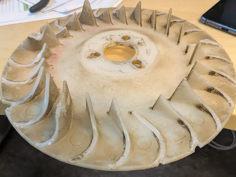 Cooling fan replacement for honda G400