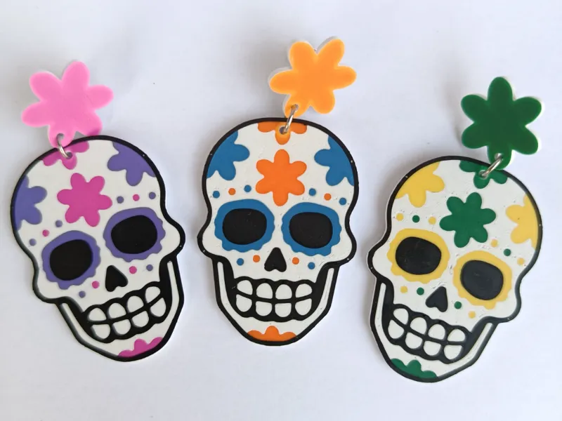 ORECCHINI Flor de Muerte