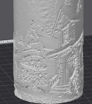 Teelicht lithophane