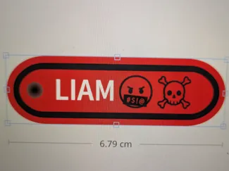 keychain for people who are called liam
