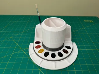 Watercolor Paint Station