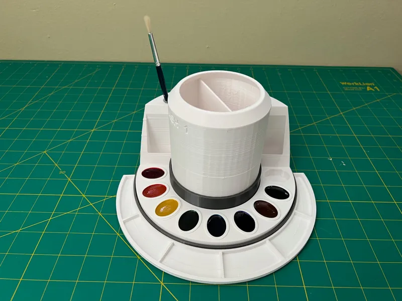 Watercolor Paint Station