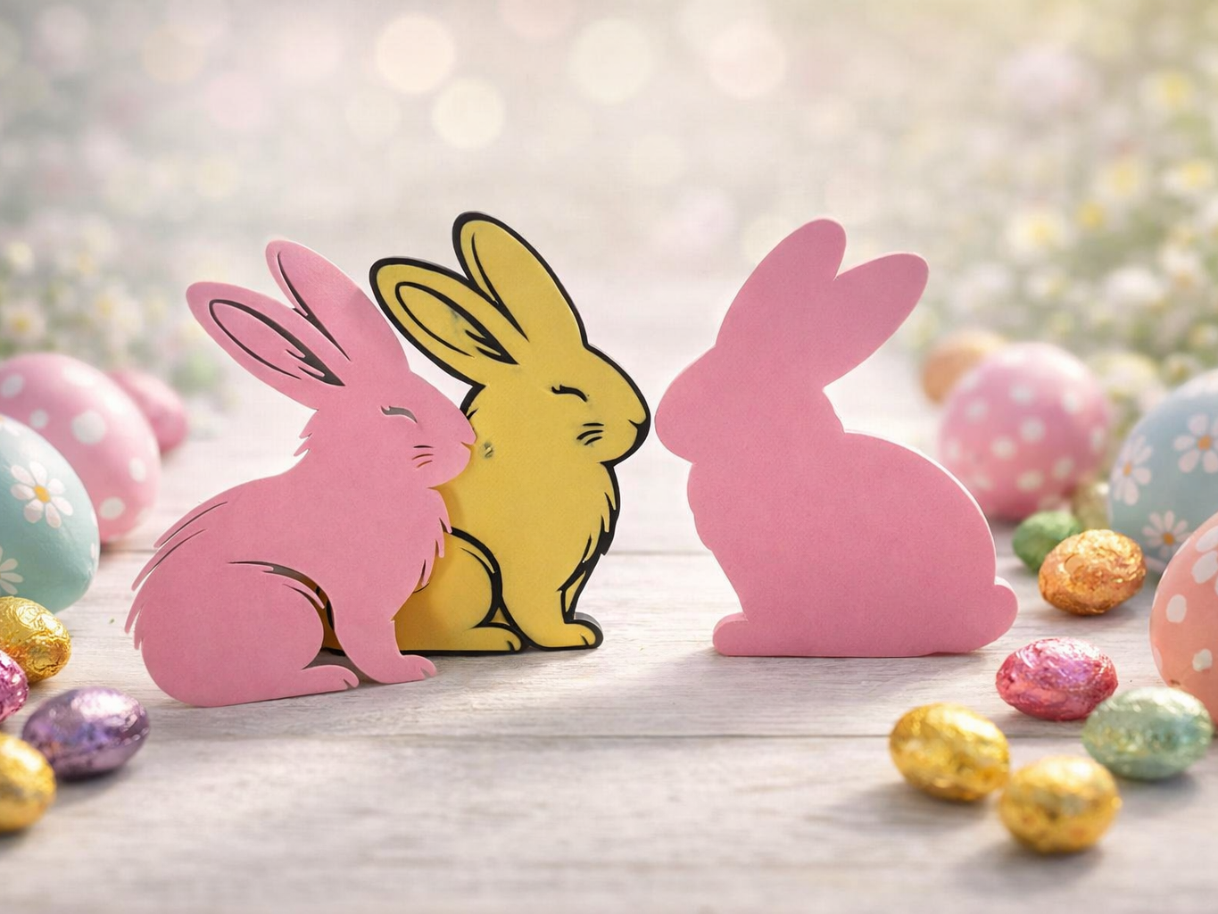 Cute Bunny Collection – 6 Designs (Easter Decor)