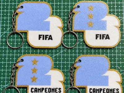 FIFA 2026 WORLD CUP ARGENTINA KEYCHAIN X4
