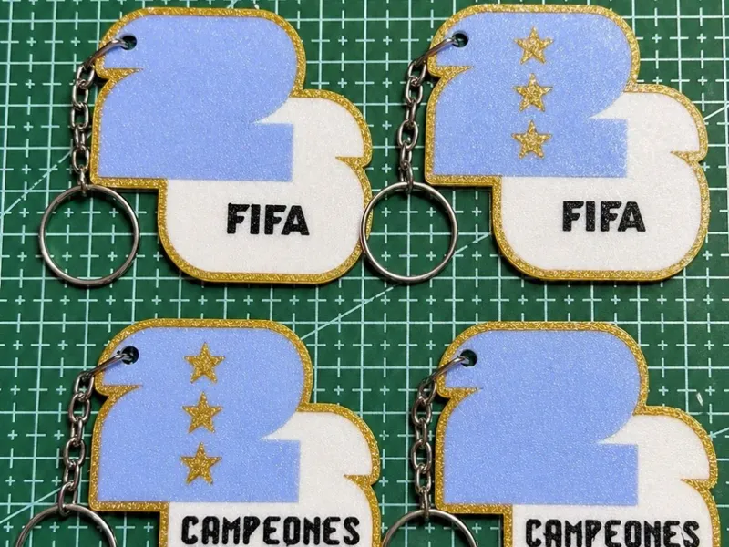 LLAVERO MUNDIAL FIFA 2026 ARGENTINA X4