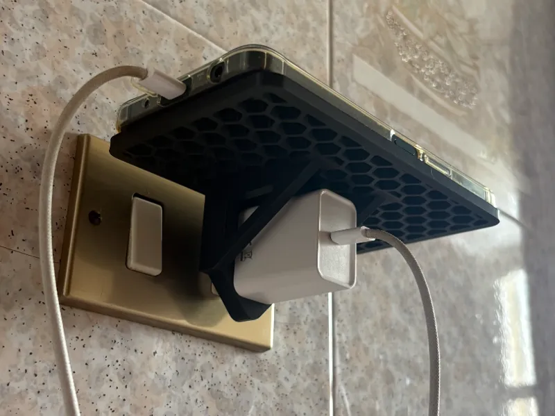wall outlet charger shelf superlight
