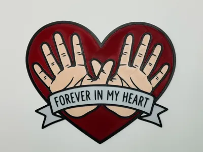 Mother's Day Emblem "Forever in my Heart"