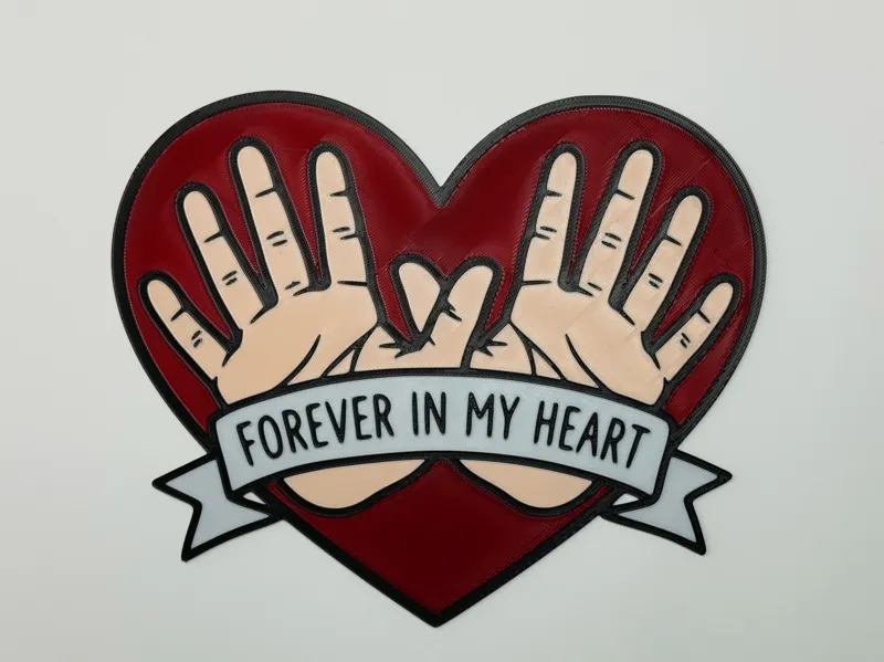 Mother's Day Emblem "Forever in my Heart"