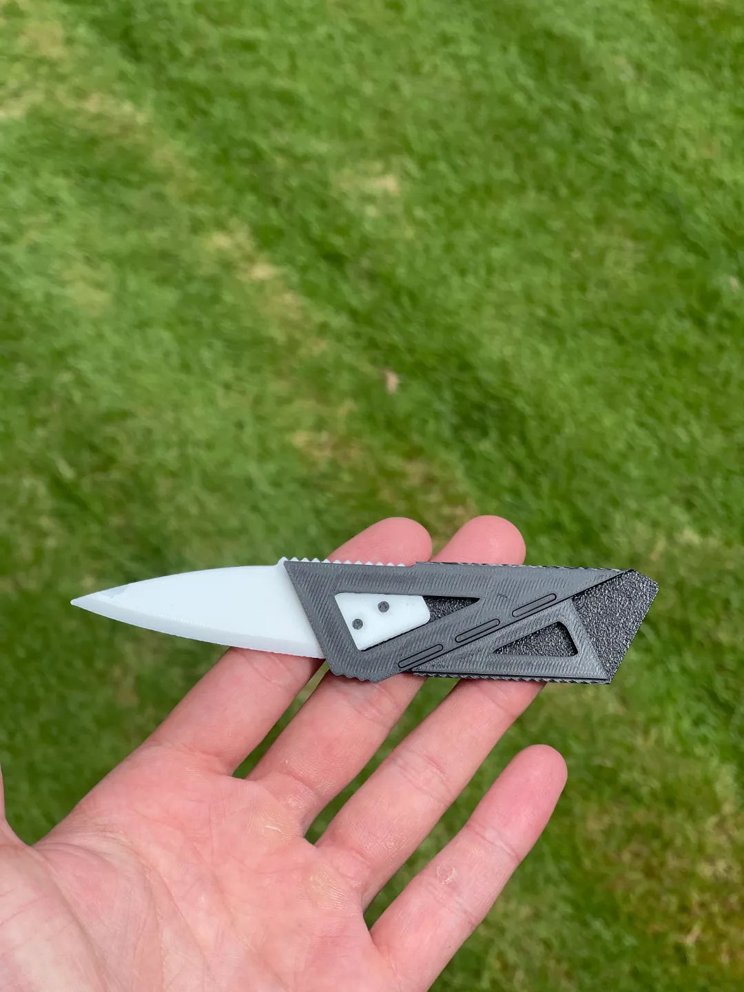 Folding Card Knife - Fits in your wallet! view 3