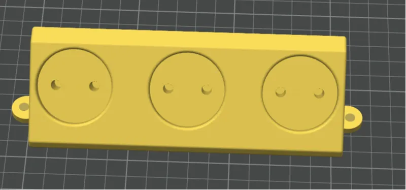 Wall-mounted power socket holder