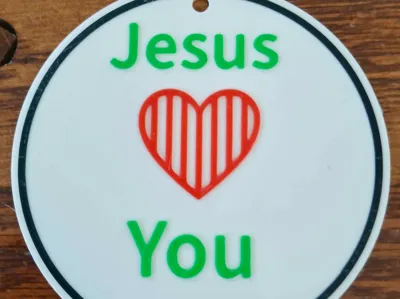 Jesus Loves You plaque