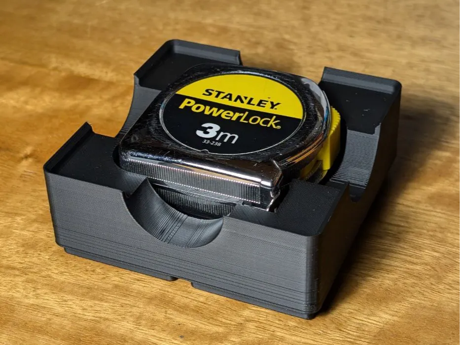 Gridfinity Stanley PowerLock 3m Tape Ruler Bin - Free 3D Print Model ...