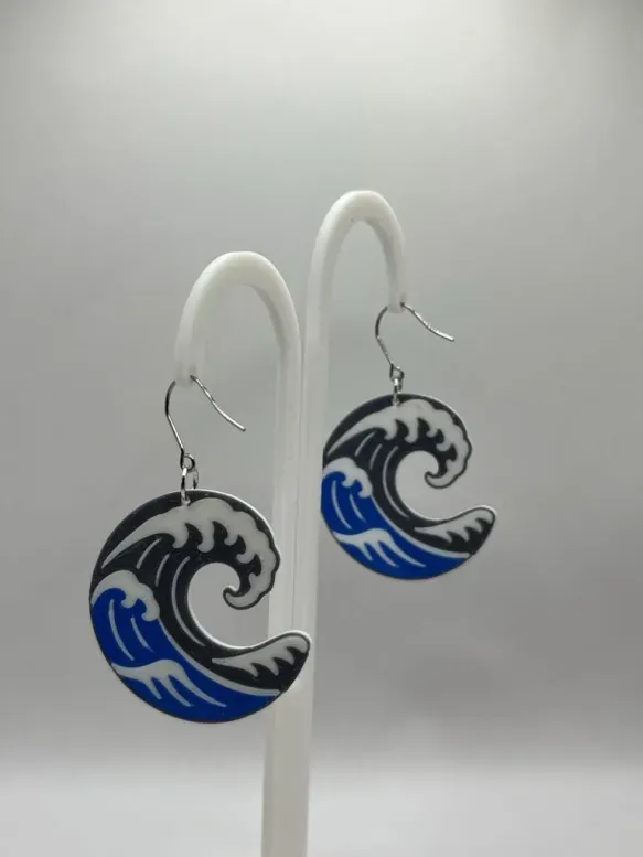 Tidal Wave Earrings view 2