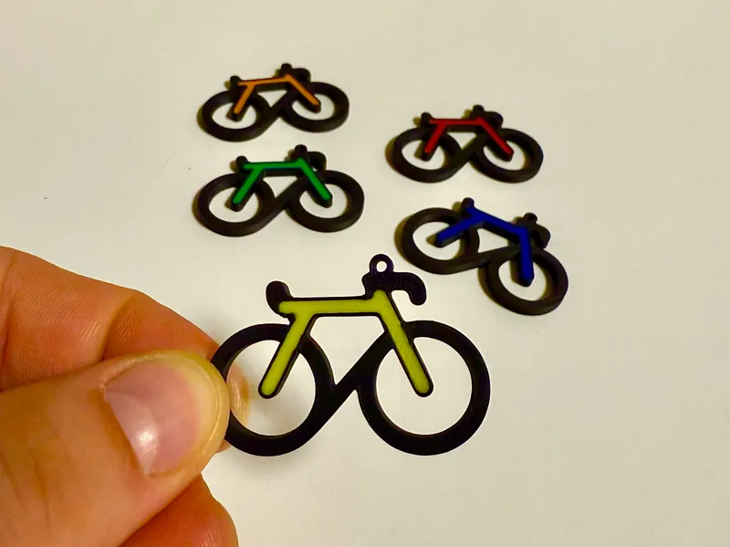 Portachiavi bicicletta da corsa