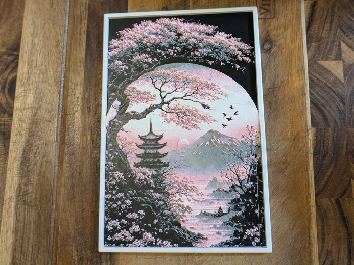 Sakura Landscape Hueforge