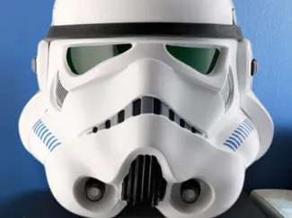 Star Wars Storm Trooper Black Series helmet stand
