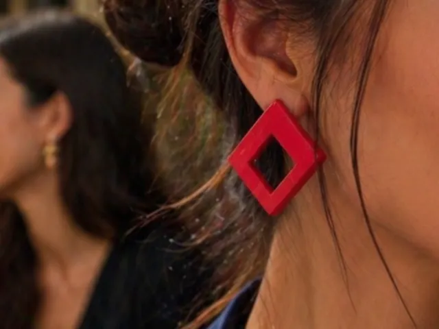 Square earring