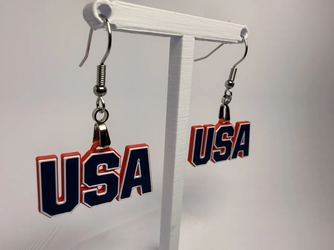 Olympics Team USA Earrings view 2
