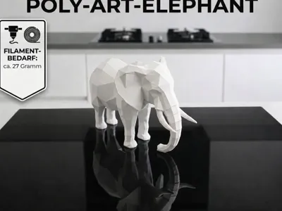 Low Poly Elephant