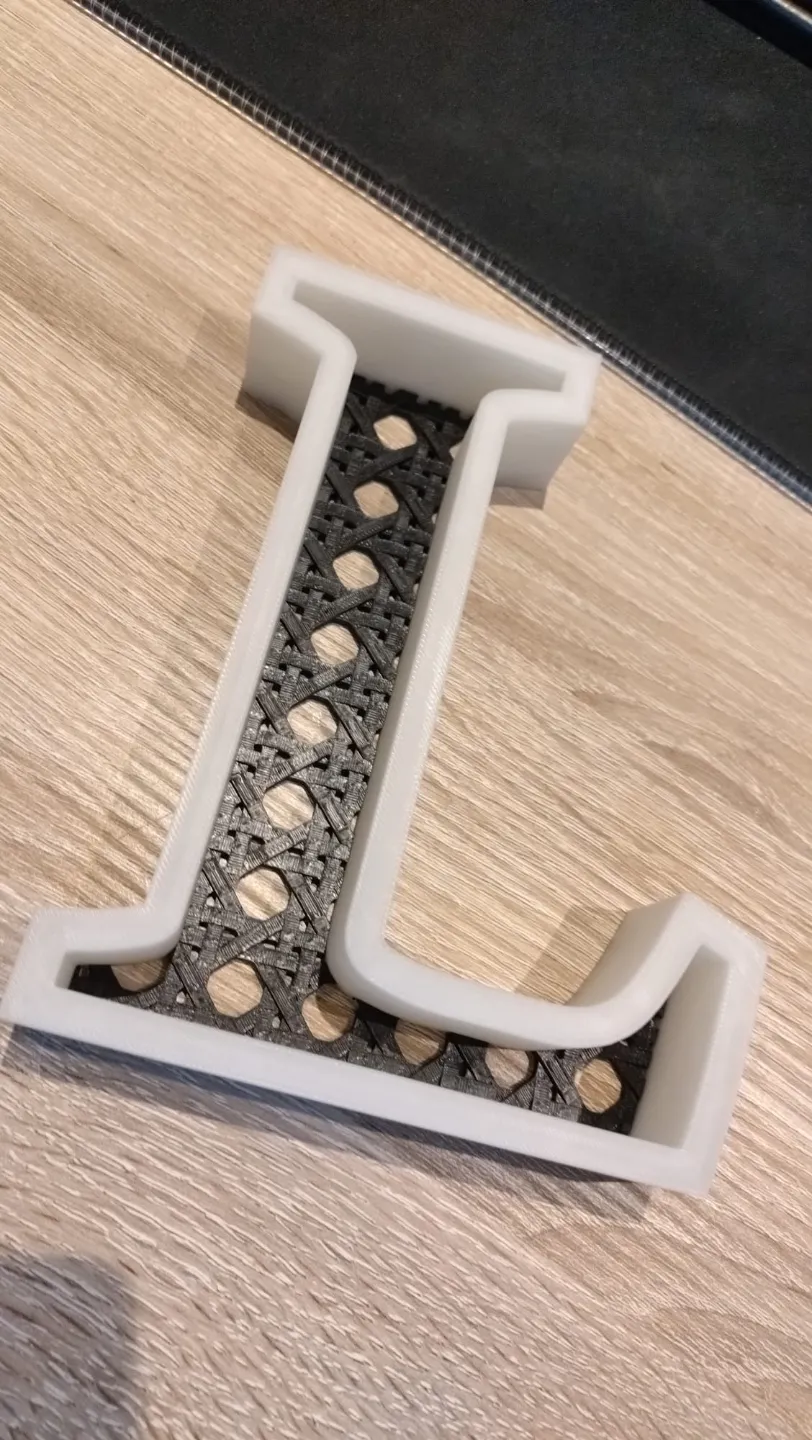 Rattan Letters - Free 3D Print Model - MakerWorld