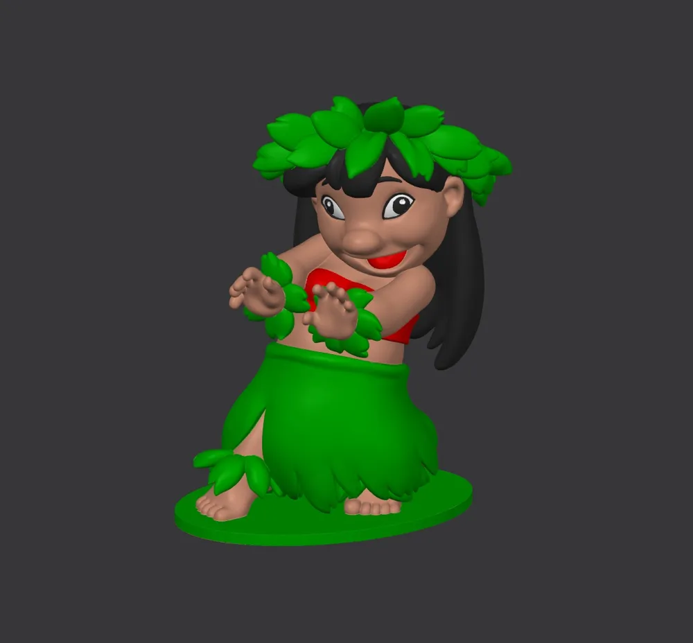 Lilo (Lilo and Stich Disney) - Free 3D Print Model - MakerWorld