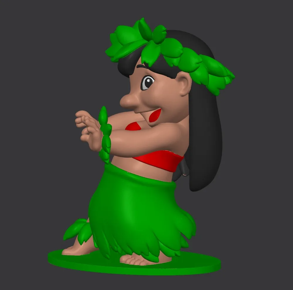 Lilo (Lilo and Stich Disney) - Free 3D Print Model - MakerWorld