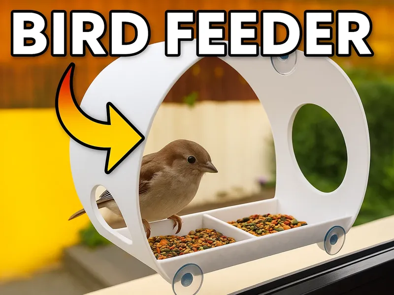 Window Bird Feeder– Close Bird Watching Experience