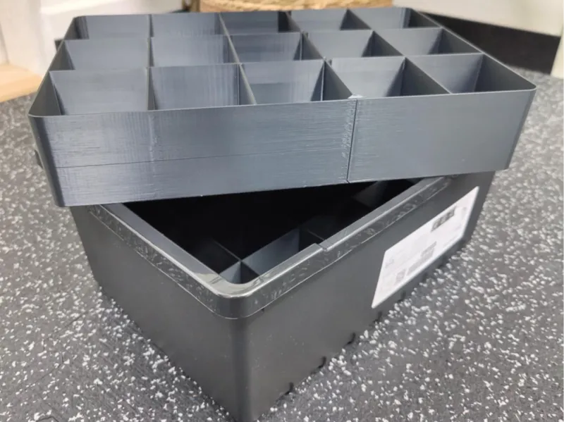 Ikea Box UPPSNOFSAD two-story organizer
