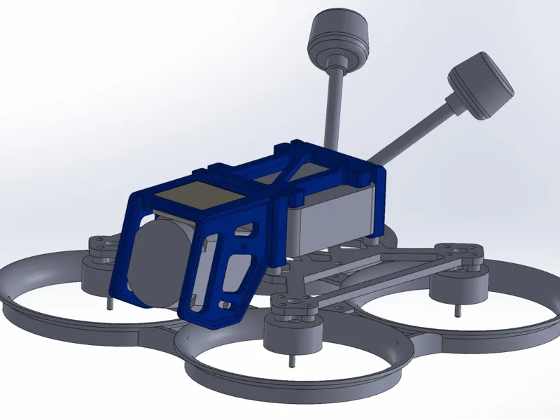 DJI O4 Pro frame for BetaFPV Pavo20 (non-Pro)