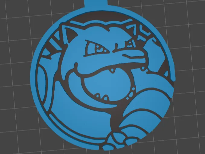 Blastoise Keychain