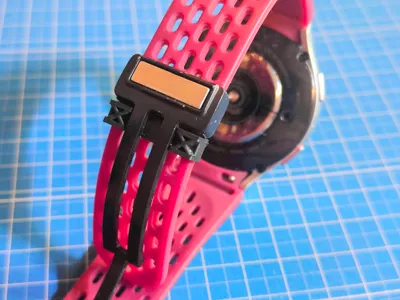 Non-slip parts for silicone watch band